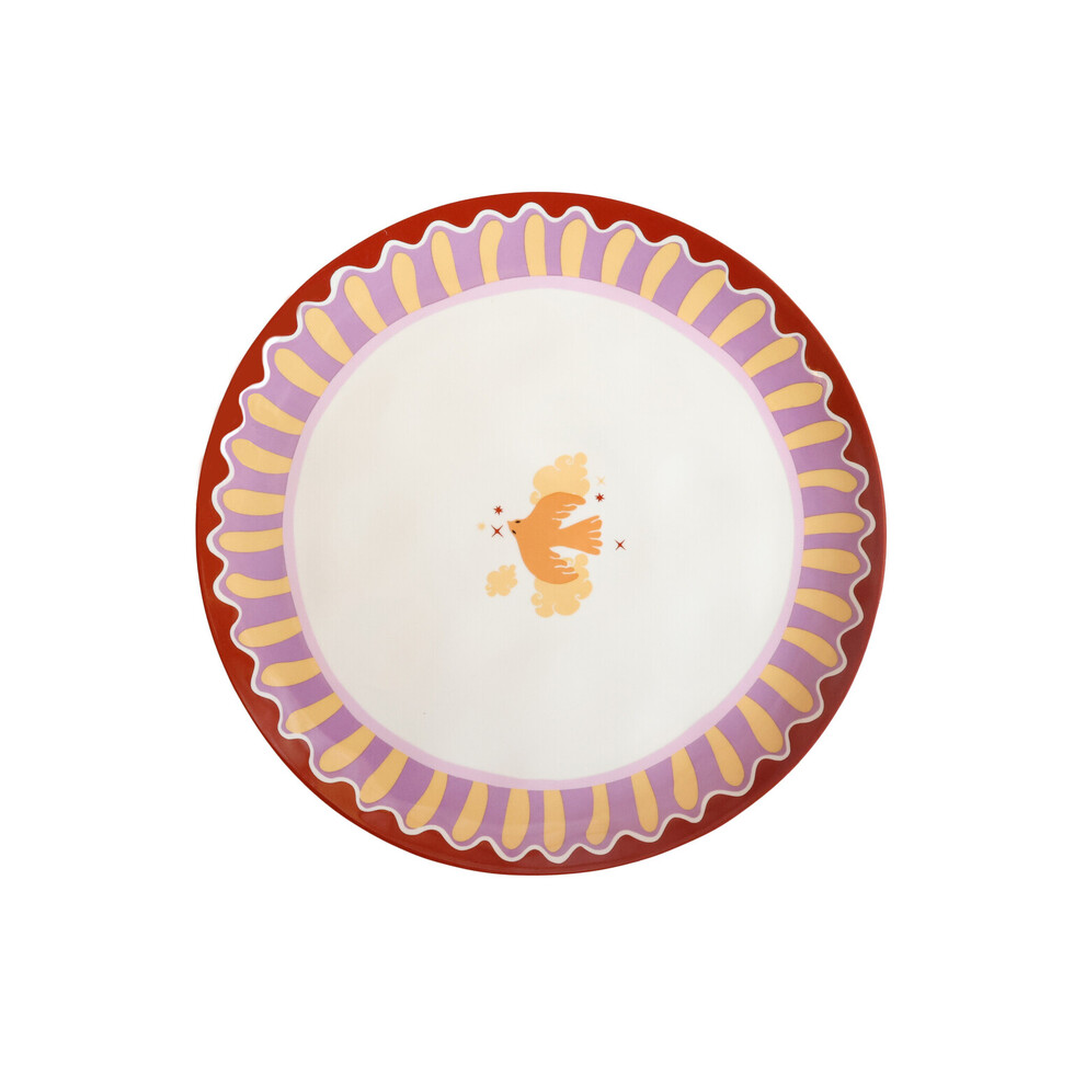 Plate Bird-All the luck in the world